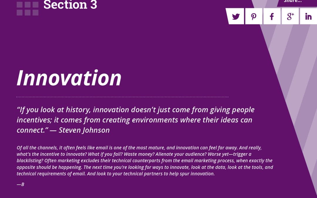 Section 3: Innovation