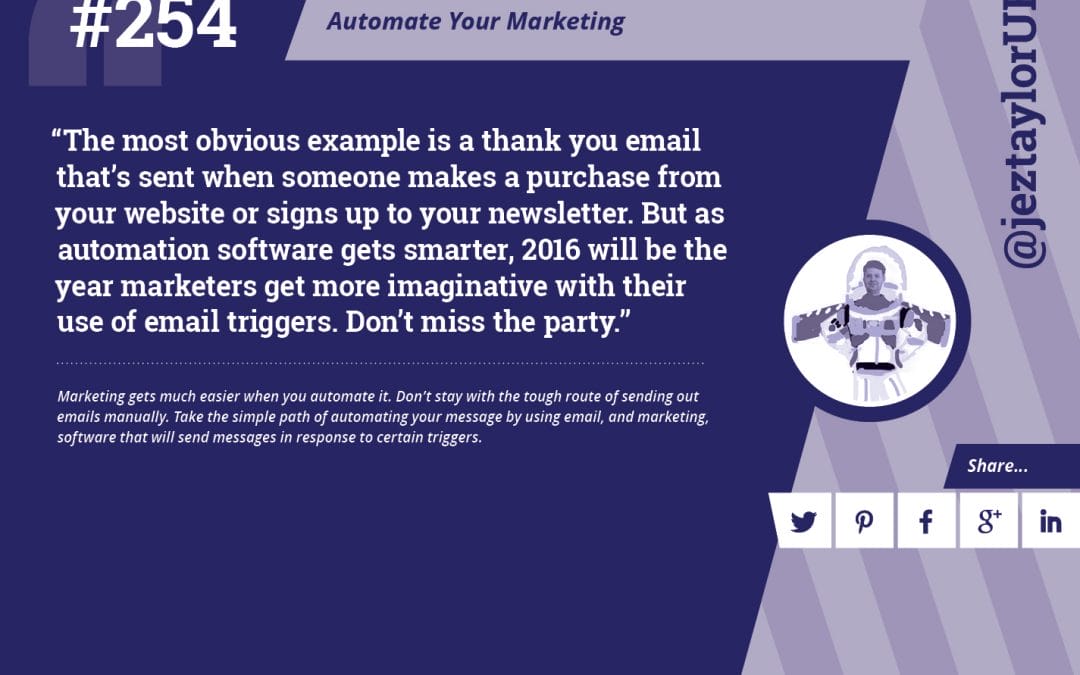 #254: Automate Your Marketing