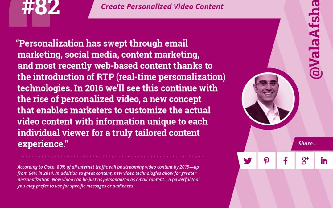 #82: Create Personalized Video Content