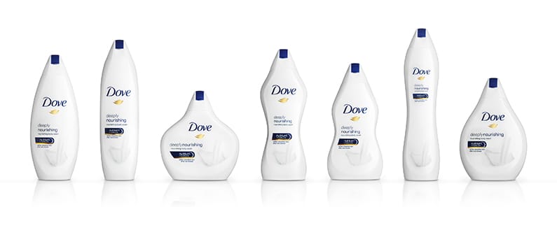 Disruptive Marketing Dove Bottles