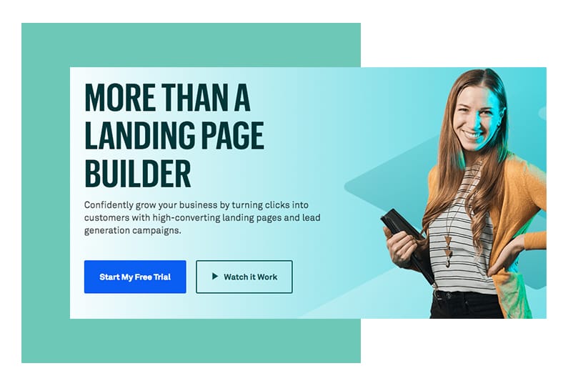 Leadpages Home Page Screenshot