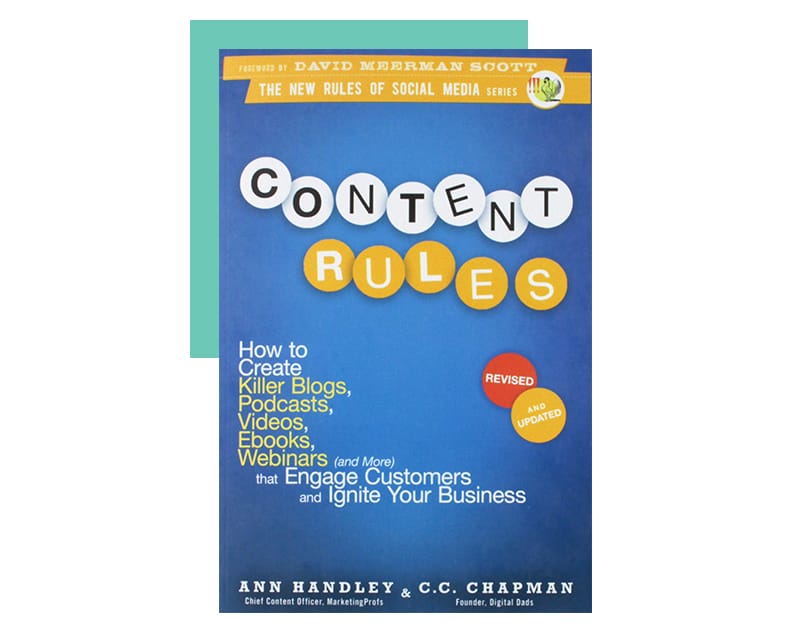 Book cover for Content Rules by Ann Handley and C.C Chapman